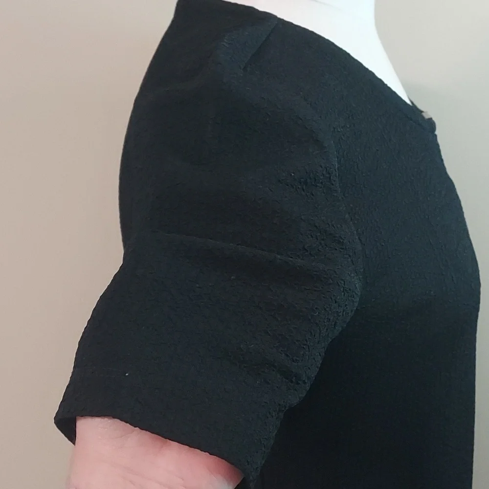 CALVIN klein womens blouse black size M in excellent condition - Picture 6 of 13